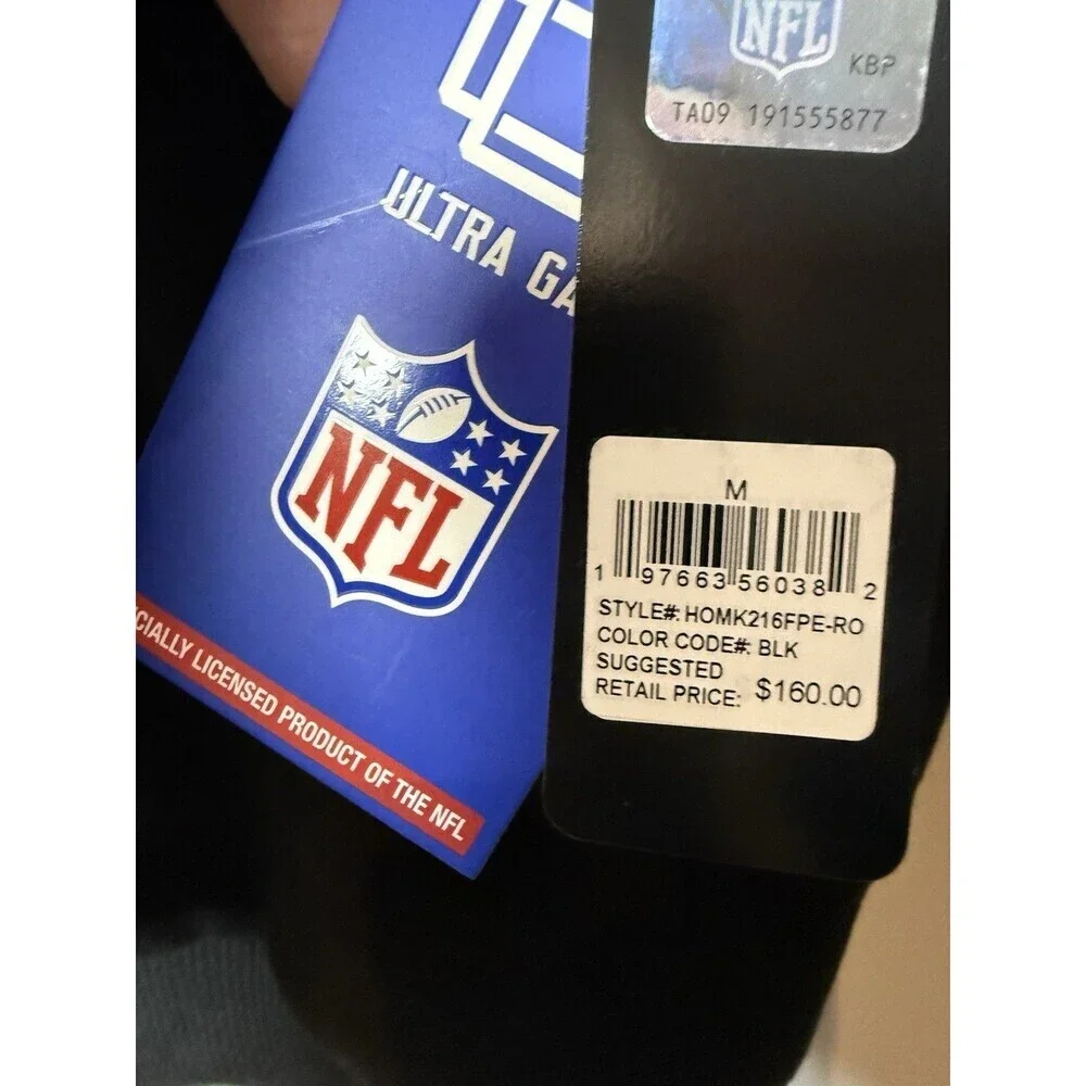Philadelphia Eagles NFL Ultra Game Men's Triple Black Jacket Coat $160 Tag (MED)
